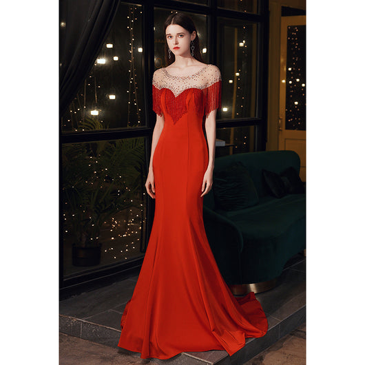Vestido de Fiesta Cola de Pez Elegante para Mujer - Image 8