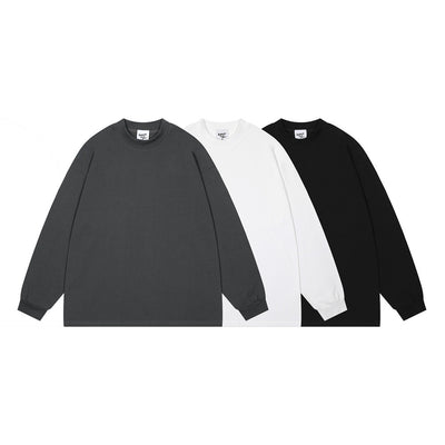 Camiseta Manga Larga Básica para Hombre - Colores Sólidos - Image 10