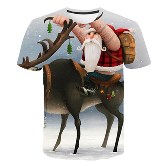 Playera Infantil con Estampado 3D de Papá Noel - Image 28
