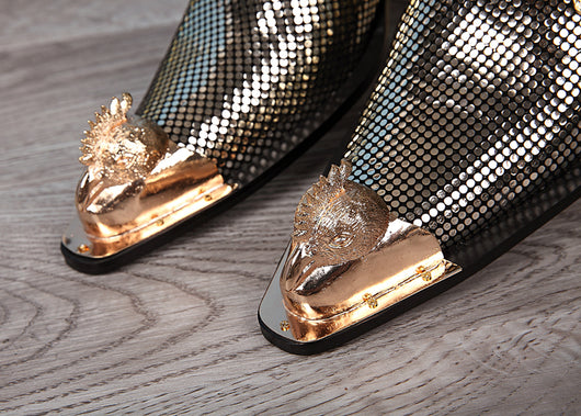Zapatos de Cuero con Punta Afilada - Estilo Elegante y Moderno - Image 12