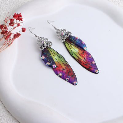 Aretes Alas de Cigarra Personalizados - Diseño Lluvia Misteriosa del Sur - Image 17