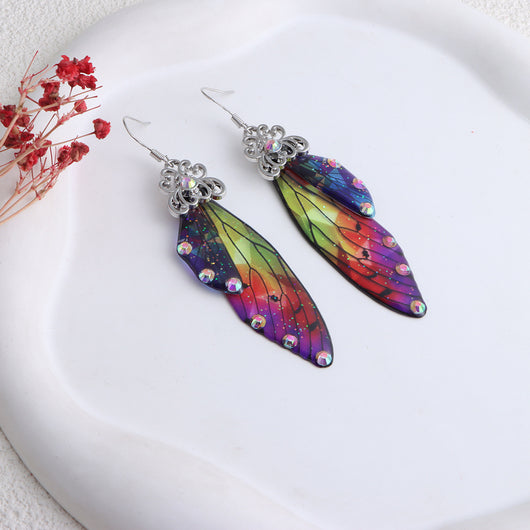 Aretes Alas de Cigarra Personalizados - Diseño Lluvia Misteriosa del Sur - Image 17