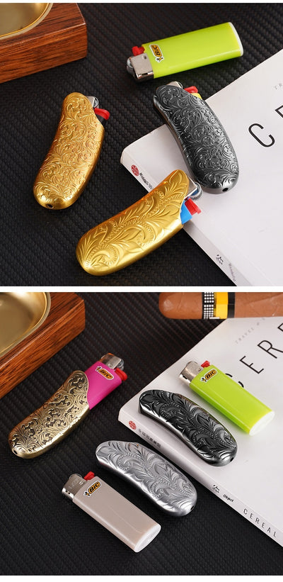 Encendedor Metálico con Protector de Seguridad - Diseño Ergonómico - Image 35