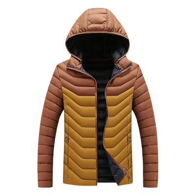 Chaqueta de Invierno Acolchada para Hombre - Corte Slim con Capucha - Image 6