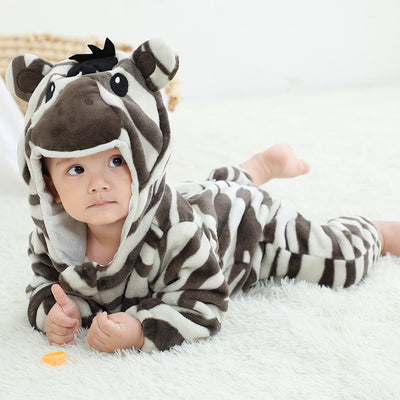 Pijama Enterizo de Franela para Bebé - Bolsa de Dormir Abrigo Otoño Invierno