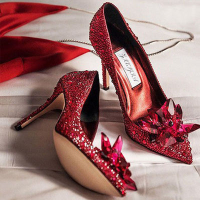 Tacones Altos de Mujer con Cristales Brillantes - Diseño Elegante - Image 8