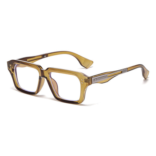 Gafas de Marco Cuadrado Beige Estilo Europeo - Reloj de Tendencia Chic - Image 16