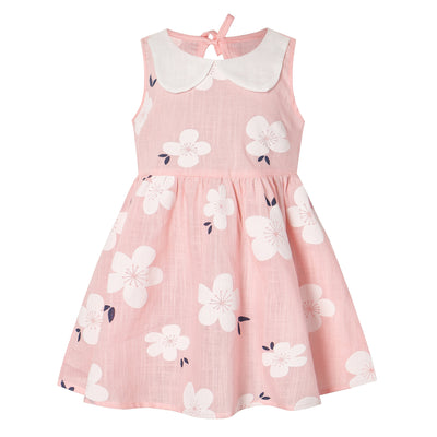 Vestido Infantil sin Mangas con Cuello Muñeca - Image 5