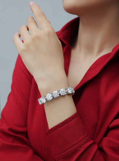 Pulsera Lujo Verano - Conjunto de Joyería Plata S925 con Moissanita Premium - Image 7