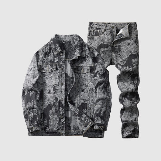Chaqueta Denim Masculina Texturizada Estilo Americano para Primavera y Otoño - Image 7
