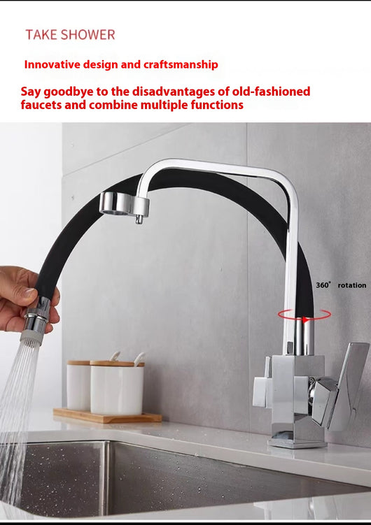Grifo Purificador de Agua Telescópico con Tubo de Resorte para Cocina - Image 23
