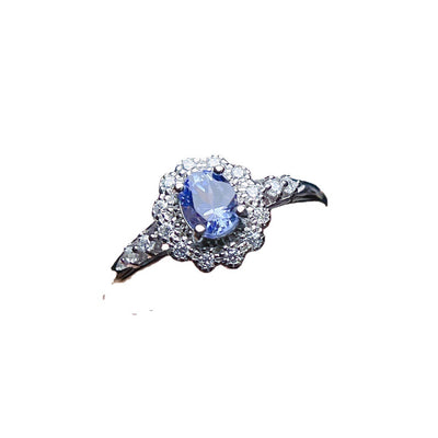 Anillo de Tanzanita Natural en Plata 925 para Mujer - Image 8