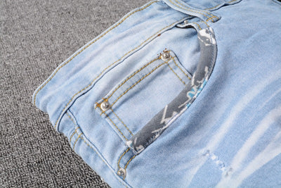 Pantalones Skinny Rotos con Estilo Urbano - Image 11