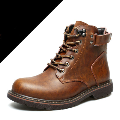 Botas de Cuero Casuales Mid-cut para Hombre - Image 15
