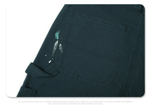 Jeans Anchos Desgastados con Diseño Graffiti Splash de Pintura Artesanal - Image 21