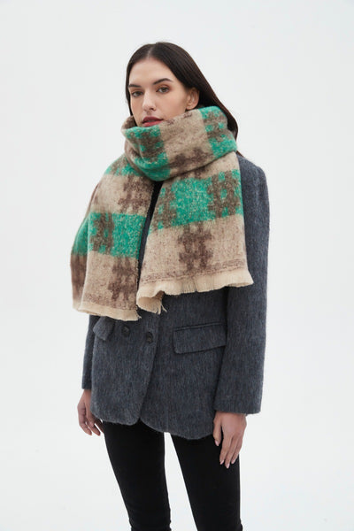 Bufanda Jacquard con Patrón Europeo y Americano - Image 18