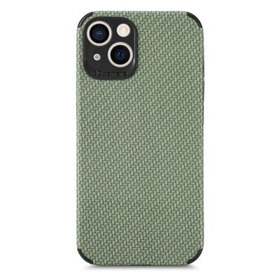 Funda para Celular de Color Sólido con Patrón de Fibra de Carbono - Image 5