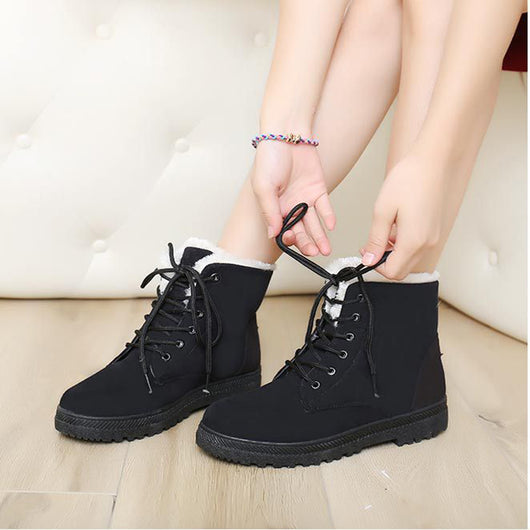 Botas de Invierno para Mujer con Forro Cálido de Felpa - Image 3