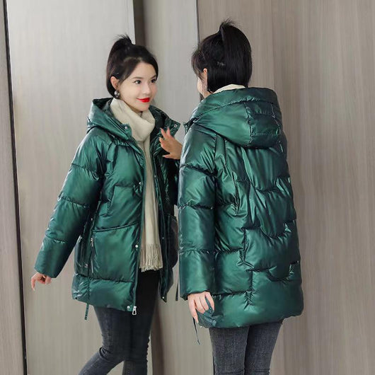 Abrigo Acolchado Grueso con Capucha para Invierno - Image 5