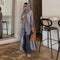 Vestido Abaya de Satén Suave - Moda Elegante Oriente Medio