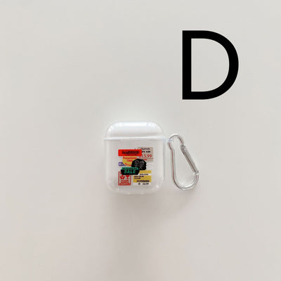 Funda Protectora Transparente para AirPods con Diseño Graffiti Compatible con Apple - Image 9