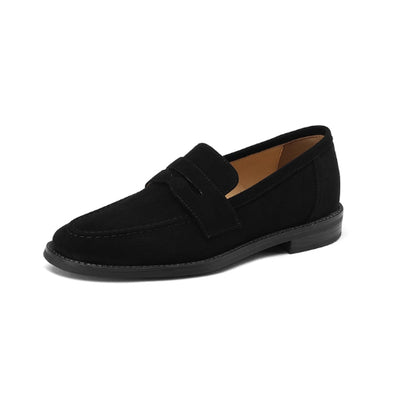 Mocasines Planos de Cuero Retro para Mujer - Image 10