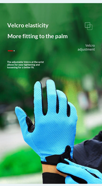 Guantes Ciclismo Verano Táctiles Dedo Completo para Moto y Bicicleta - Image 17