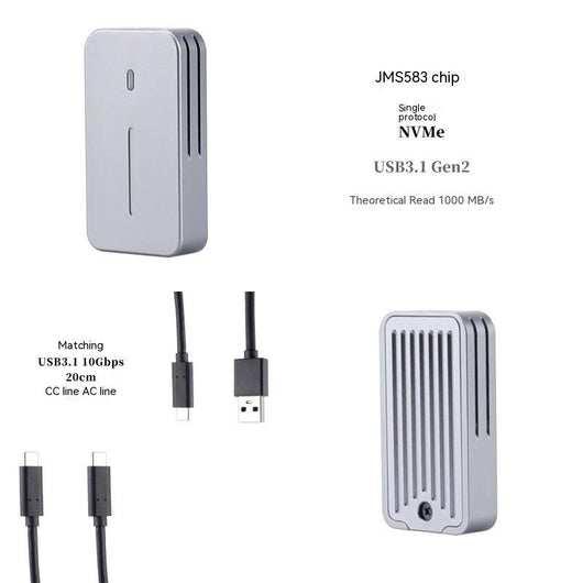 Adaptador Dual Protocolo 10Gbps Carcasa Aluminio CNC con Disipación Térmica - Image 5