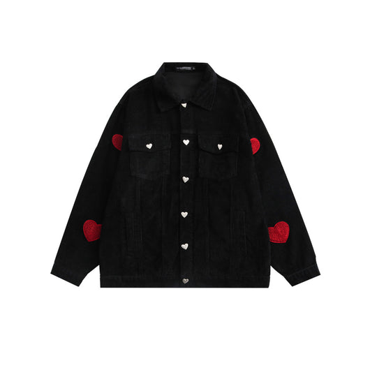Chaqueta de Pana con Bordado Love String - Image 10