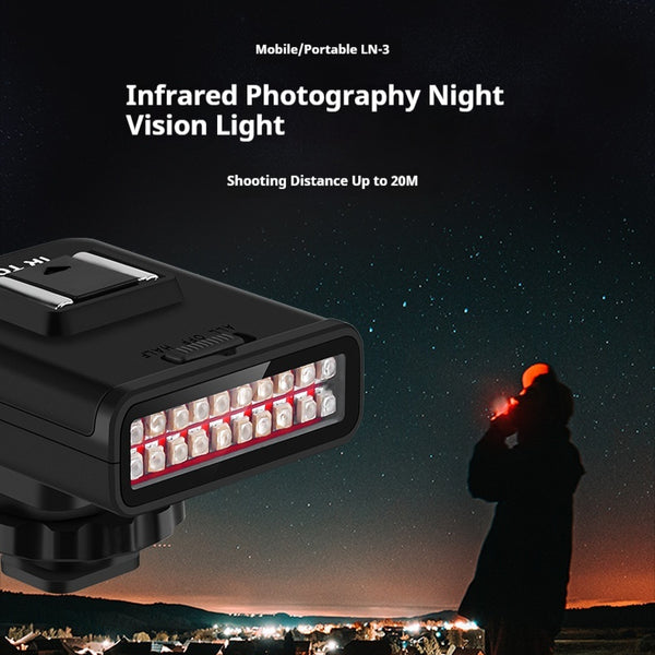 Luz Infrarroja de Visión Nocturna Todo Negro