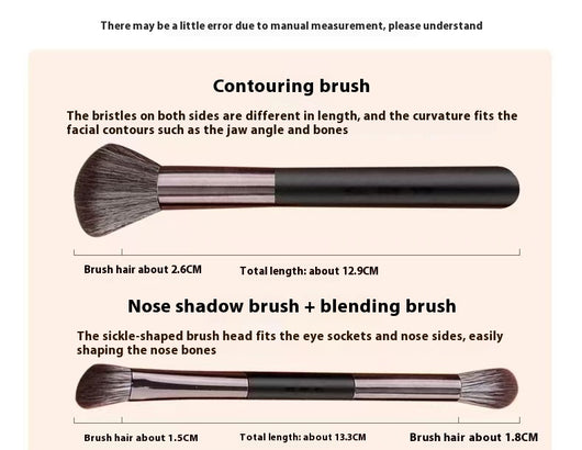 Set de Brochas de Maquillaje Profesional con Espejo Integrado - Image 19