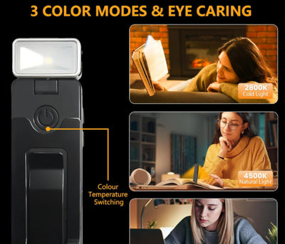 Lámpara de Escritorio Portátil con Clip Plegable - Image 12