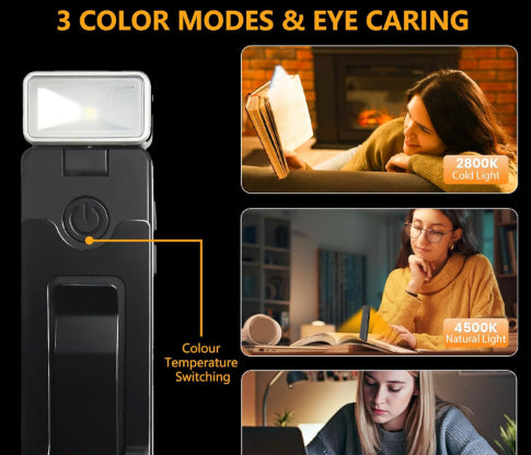 Lámpara de Escritorio Portátil con Clip Plegable - Image 12