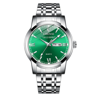 Reloj Acero Inoxidable Doble Calendario Luminoso Resistente al Agua - Image 9