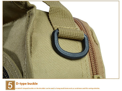 Bolsa Mensajera Táctica Impermeable en Tela Oxford con Camuflaje - Image 18