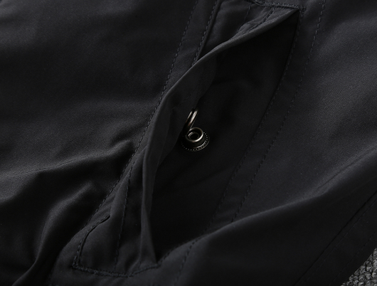 Chaqueta Abrigo Doble Cuello Alto Color Sólido para Hombre - Image 10