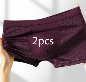 Calzoncillos Holgados de Malla Ice Silk para Hombre - Image 18