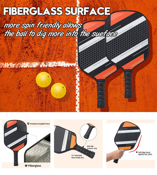 Raqueta de Bádminton Ultraligera con Fibra de Vidrio y Núcleo Panal - Image 11