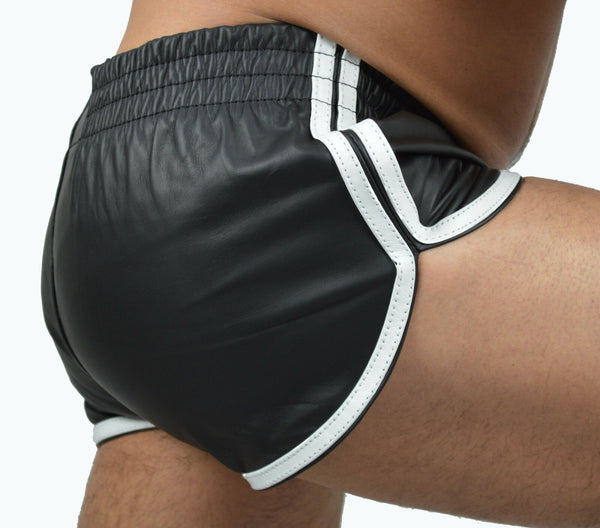 Pantalones de Cuero PU Ajustados con Tirantes - Estilo Casual Monocromático - Image 6