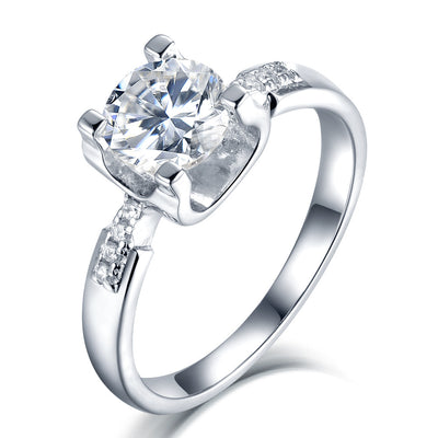 Anillo de Diamante Clásico para Compromiso - Image 2