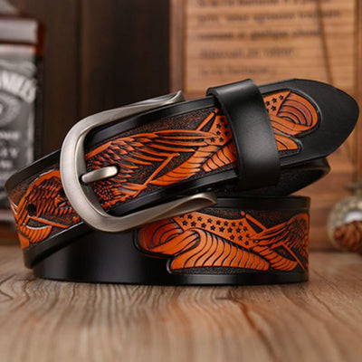 Cinturón para Hombre con Hebilla Águila - Image 17