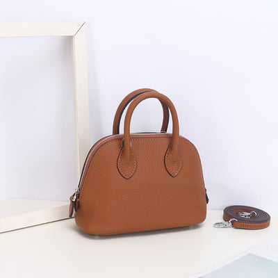 Bolso Bandolera de Cuero Genuino para Mujer - Diseño Minimalista - Image 10