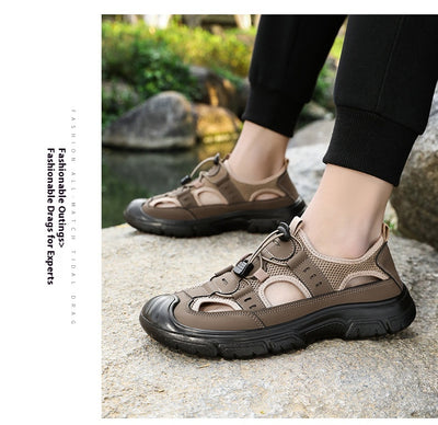 Sandalias Deportivas con Botón Giratorio para Hombre - Comodidad Playa y Casual - Image 15