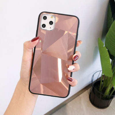 Funda Celular de Patrón Diamante Geométrico en Gel - Image 5