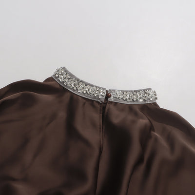 Sudadera Cuello Redondo con Strass Colores Lisos - Image 7