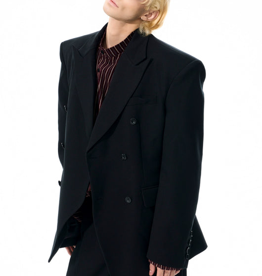 Blazer Peplum Desmontable en Lana Tencel - Image 7