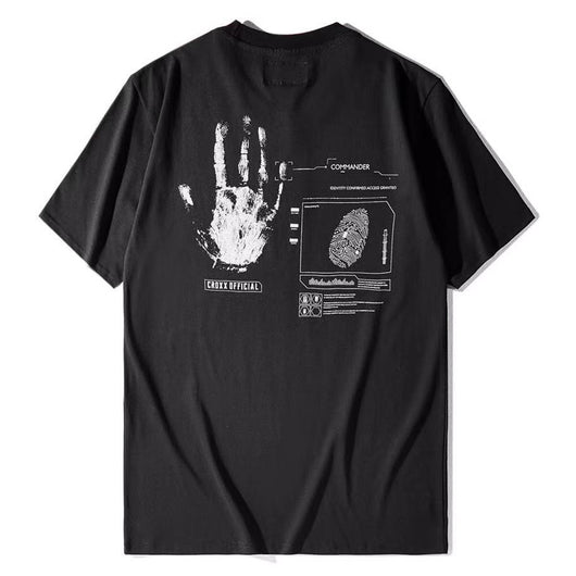 Playera Negra Cinco Cuartos Versátil para Hombre - Image 12