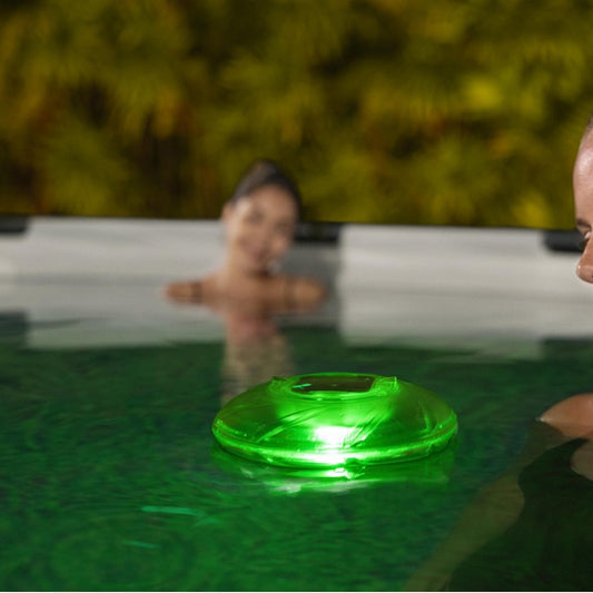 Luz Solar Flotante para Piscina - Iluminación Exterior Automática