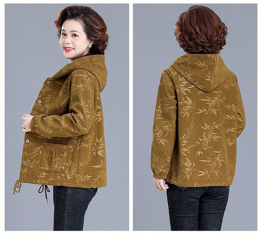 Abrigo Acolchado con Capucha para Mujer Madura - Chaqueta Térmica Forrada en Fleece - Image 22