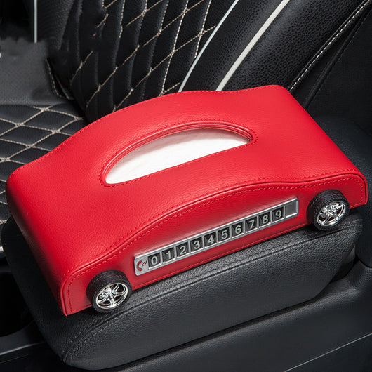 Dispensador de Pañuelos para Auto con Señal de Parada Creativa - Image 11